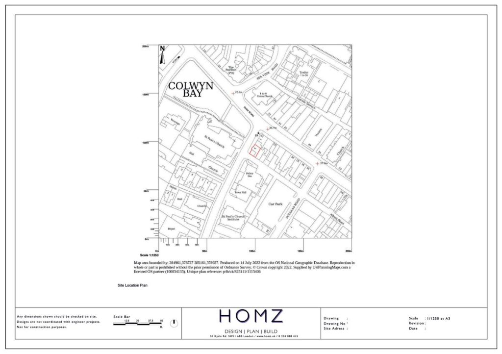 Southwark Council Conversion The Flat Existing Block Plan by Homz
