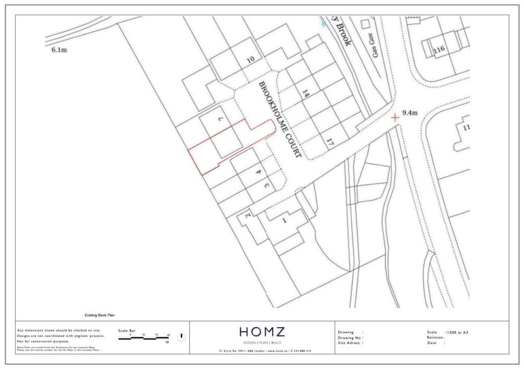 Lancaster City Council Window Replacement Existing Block Plan by Homz