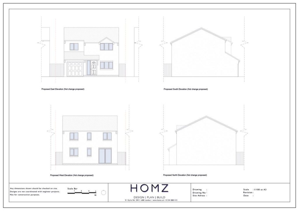 London Borough Of Newham HMO Proposed Elevations by Homz