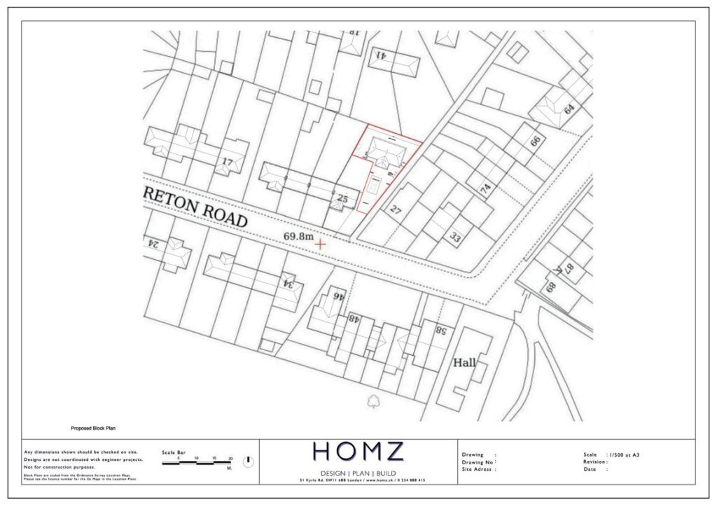 Medway Council New Build Proposed Block Plan by Homz