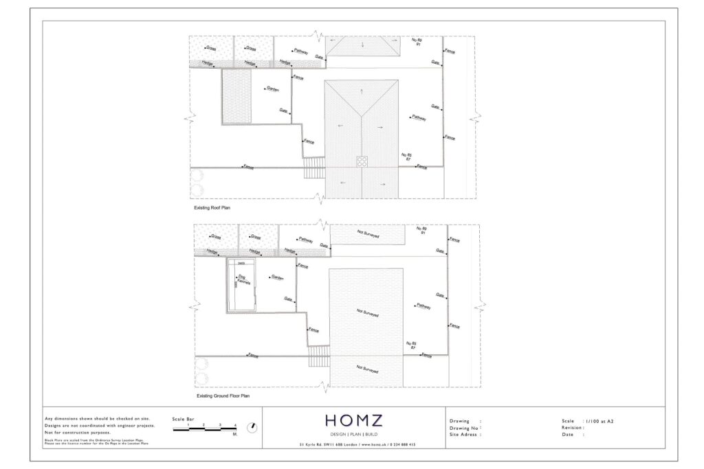 Newcastle City Council Outbuilding Existing Plans by Homz