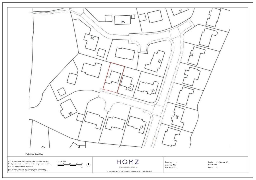 Rother District Council Decking Pre-Existing Elevations by Homz