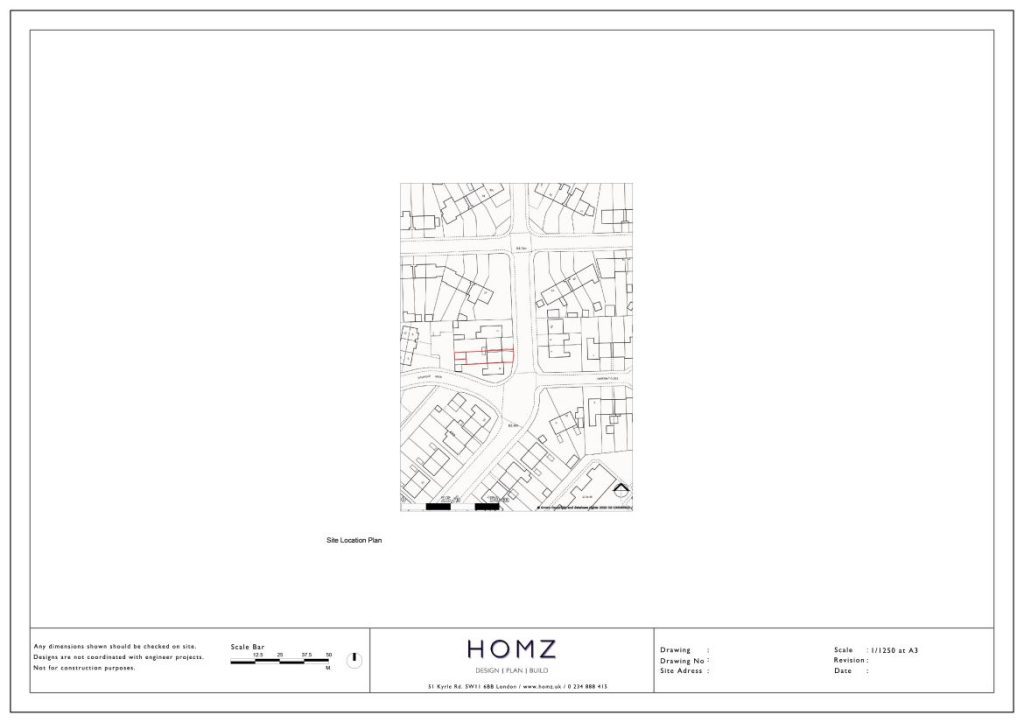Runnymede Borough Council Driveway Hardstanding Site Location Plan by Homz