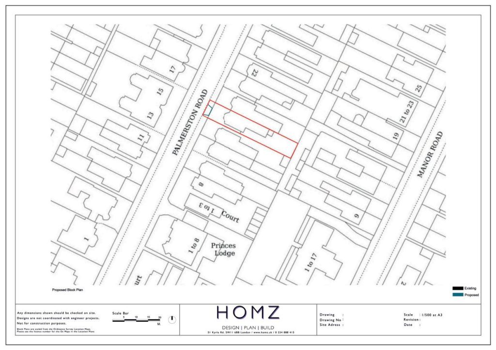 Southend On Sea Borough Council Dropped Kerb Proposed Block Plan by Homz