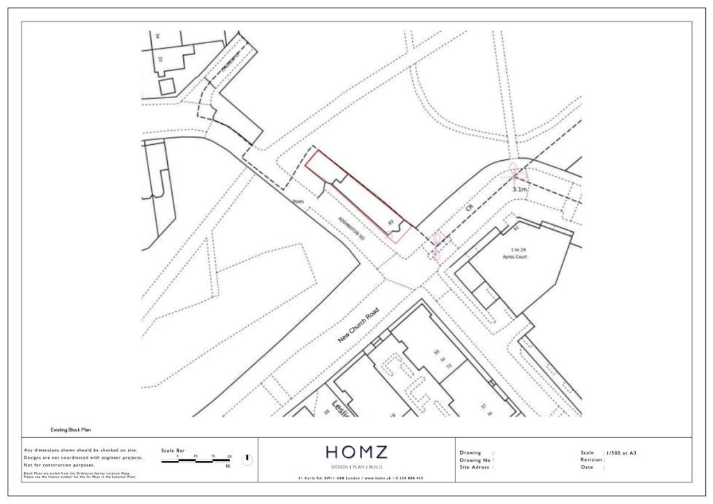 Southwark Council Conversion The Flat Existing Elevations by Homz