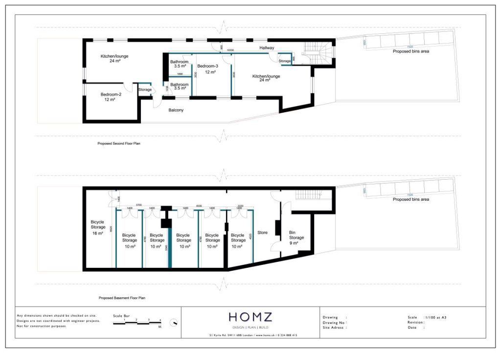 Southwark Council Conversion The Flat Roof Plans by Homz