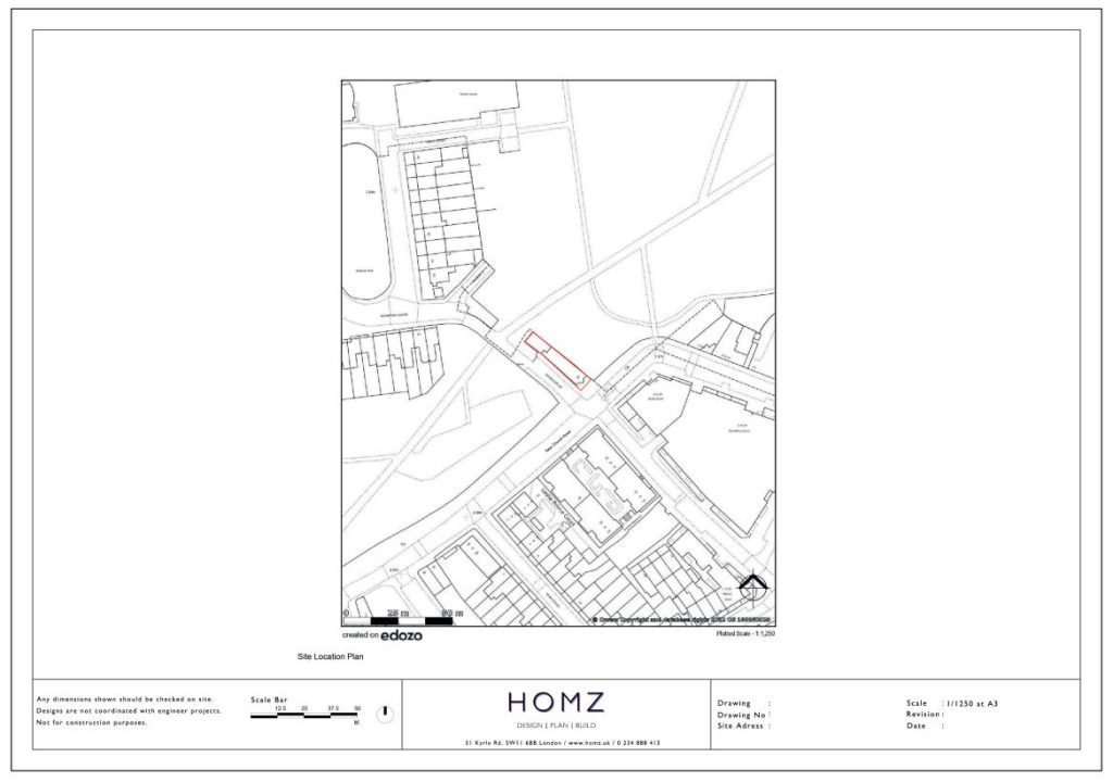 Rother District Council Decking Existing Block Plan by Homz