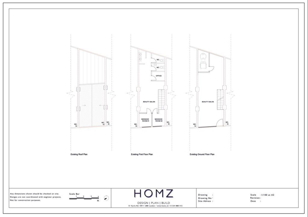 Tower Hamlets Council Flue Existing Plans by Homz