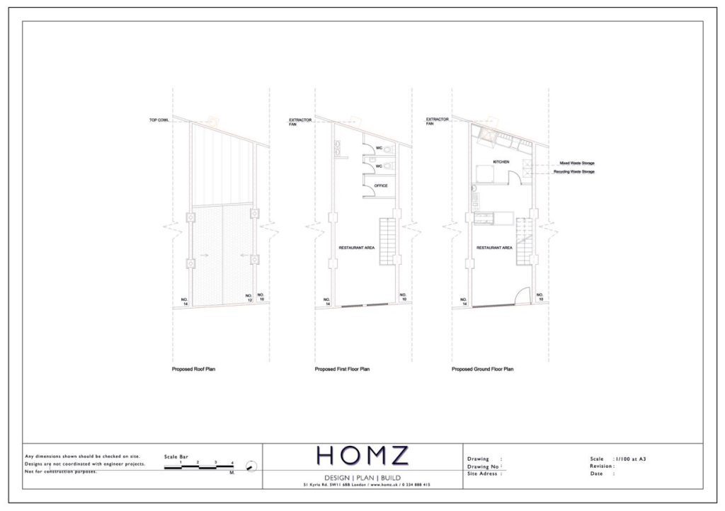 Tower Hamlets Council Flue Proposed Plans by Homz