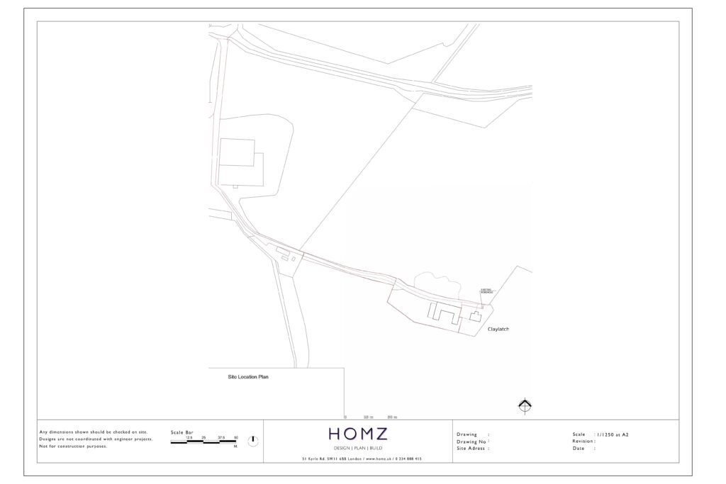Aberdeenshire Council Holiday Let Site Location Plan by Homz