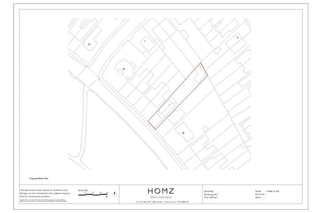 Bournemouth, Christchurch And Poole Council Holiday Let Proposed Block Plan by Homz