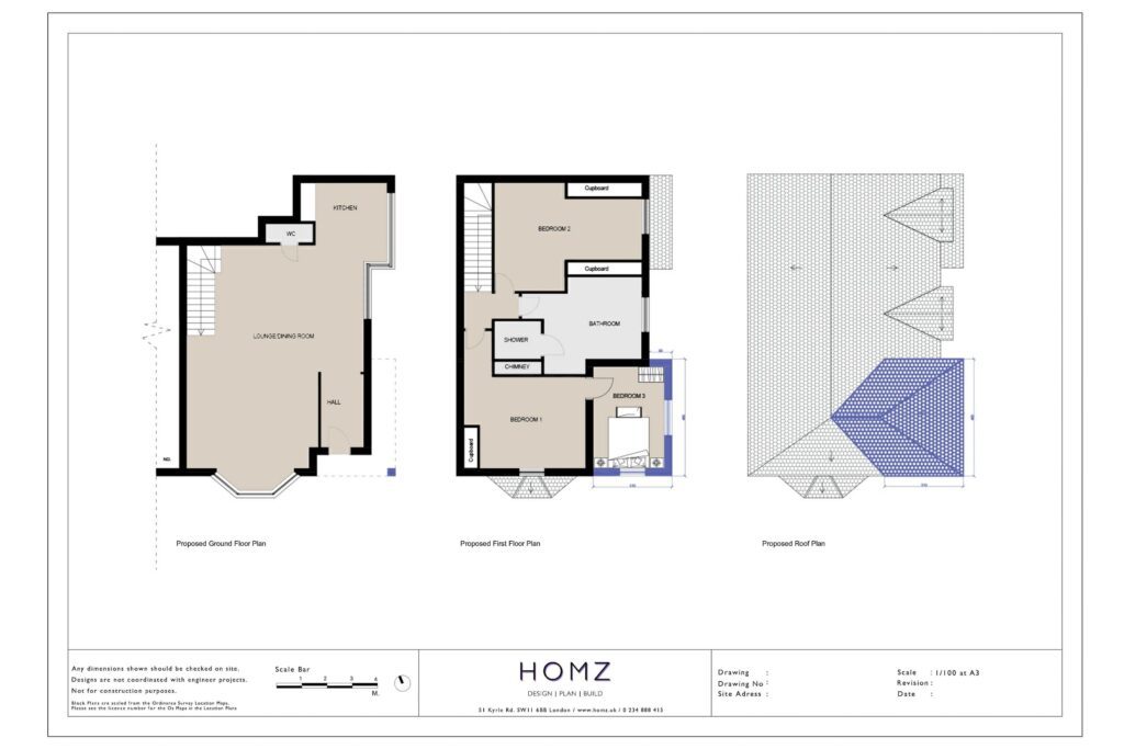 First Floor Extension Proposed Plan by Homz