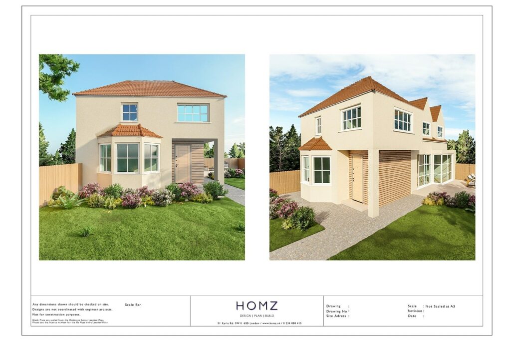 First Floor Extension Render 2 by Homz