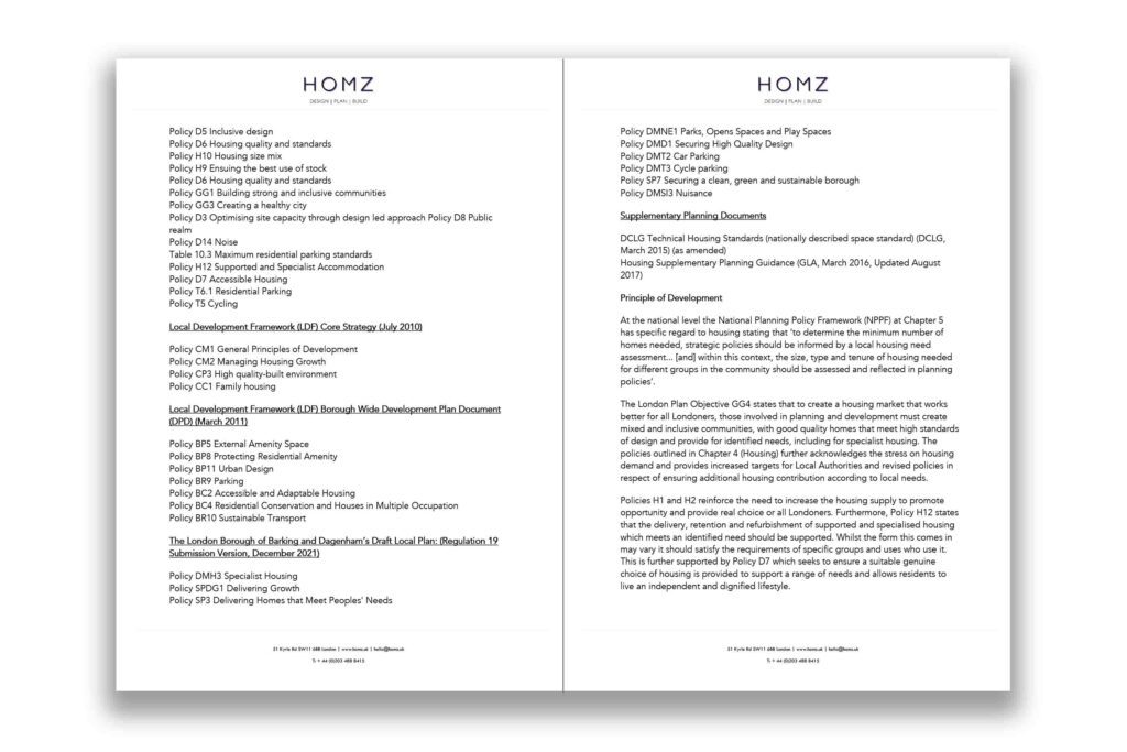 London Borough Of Barking And Dagenham Planning Appeal Planning Statement 3 by Homz