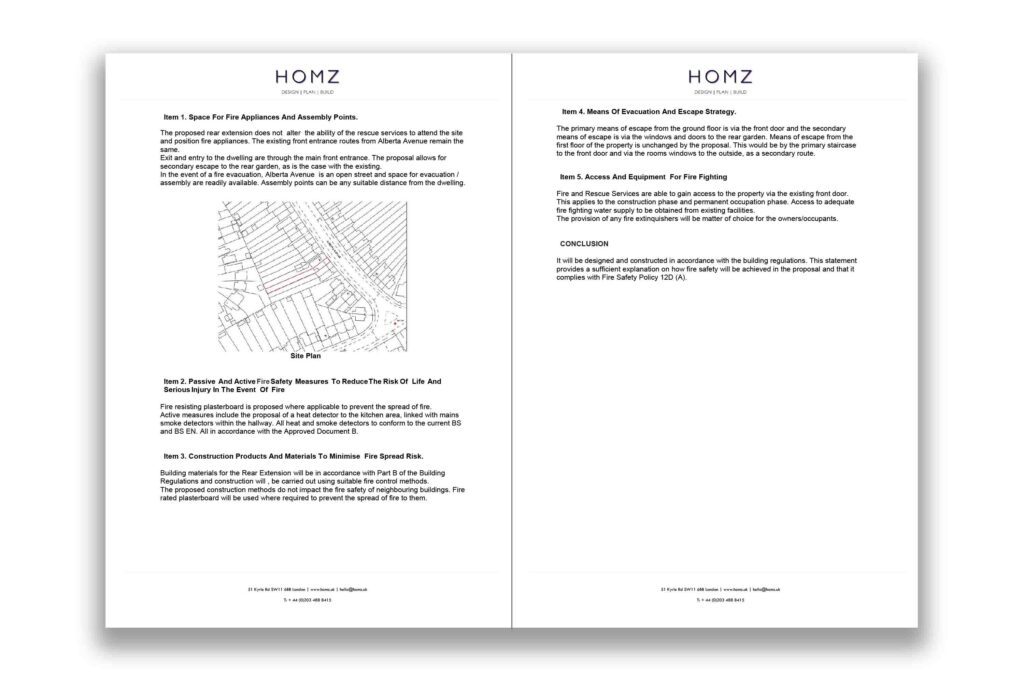 London Borough Of Sutton Rear Dormer To The Main Roof Planning Fire Safety Statement 2 by Homz
