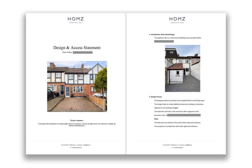 London Borough Of Sutton Single Storey Rear Extension Design And Access Statement 1 by Homz