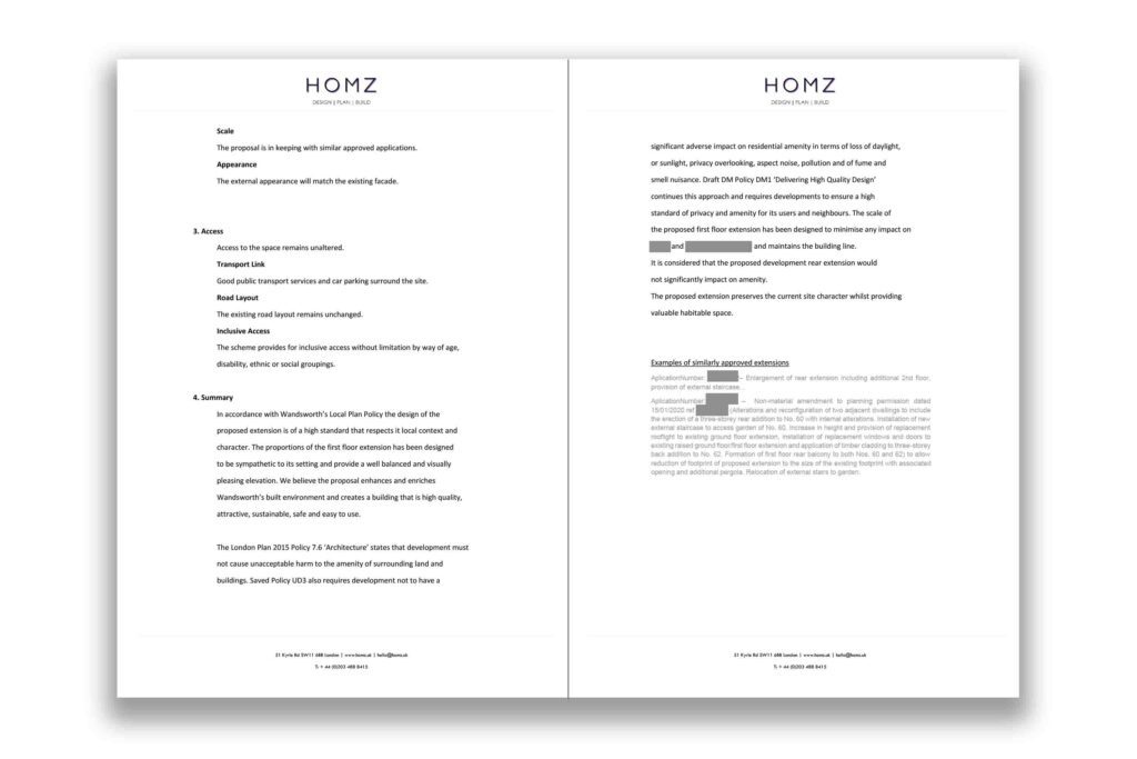 London Borough Of Wandsworth First Floor Rear Extension Design And Access Statement 2 by Homz