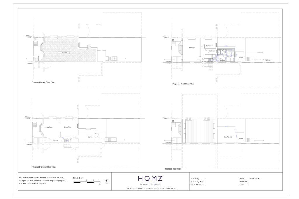 London Borough Of Wandsworth First Floor Rear Extension Proposed Plan by Homz