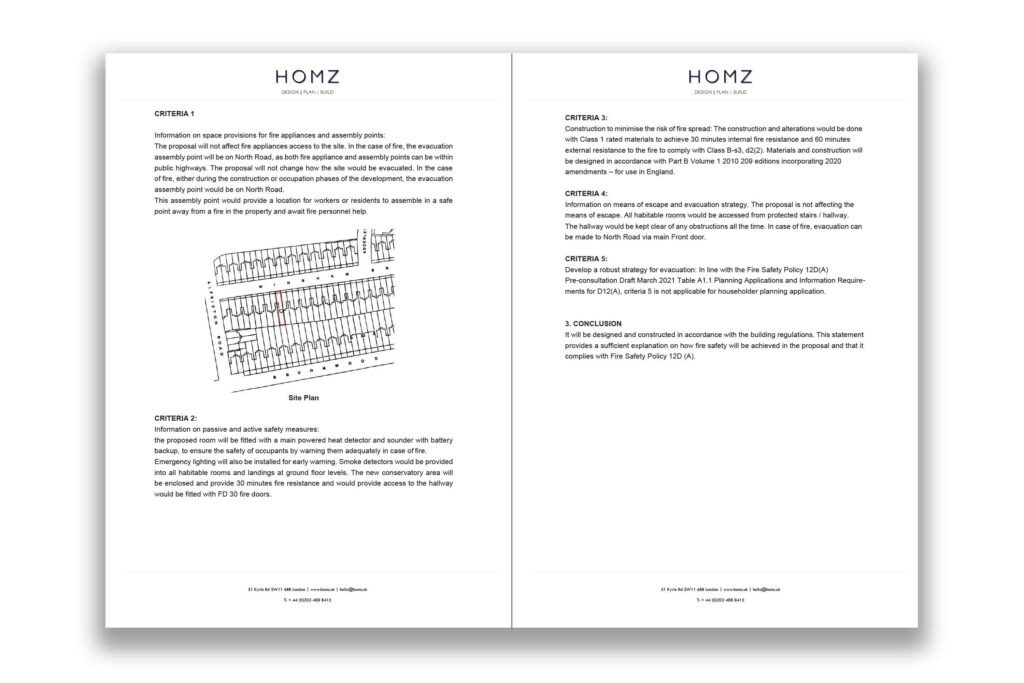 London Borough Of Wandsworth Wraparound Extension Planning Fire Safety Statement 2 by Homz
