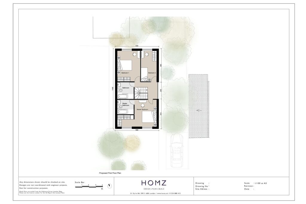 New Building Proposed First Floor Plan by Homz