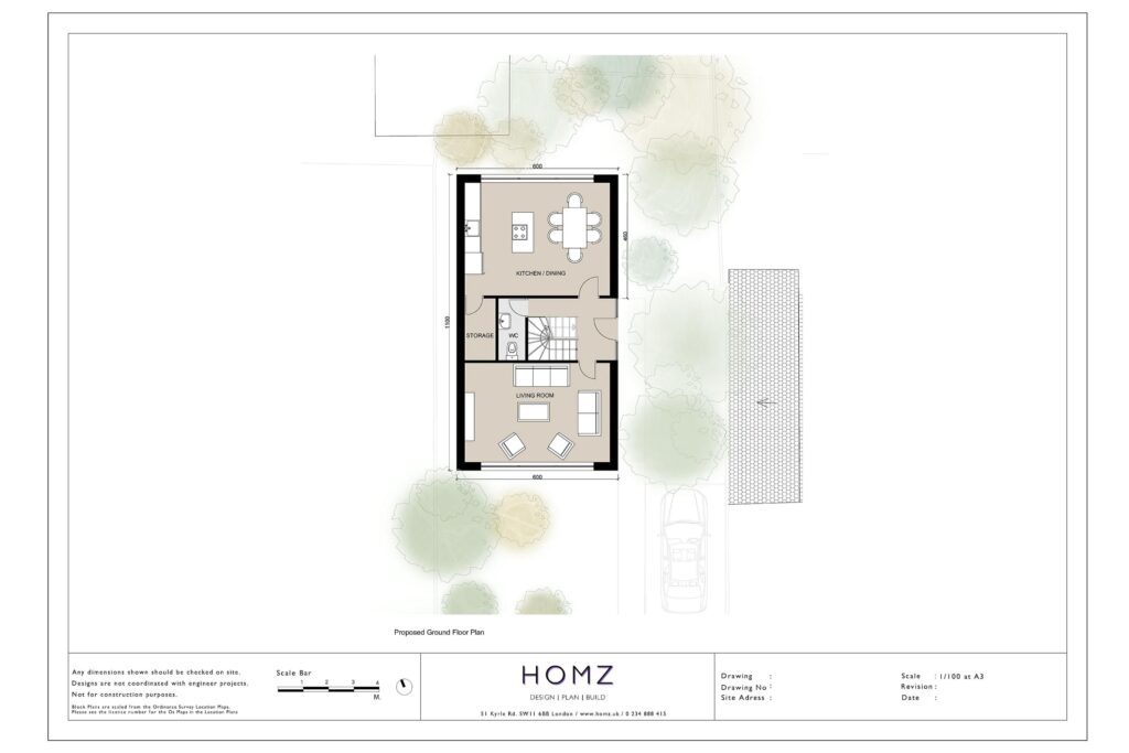 New Building Proposed Ground Floor Plan by Homz