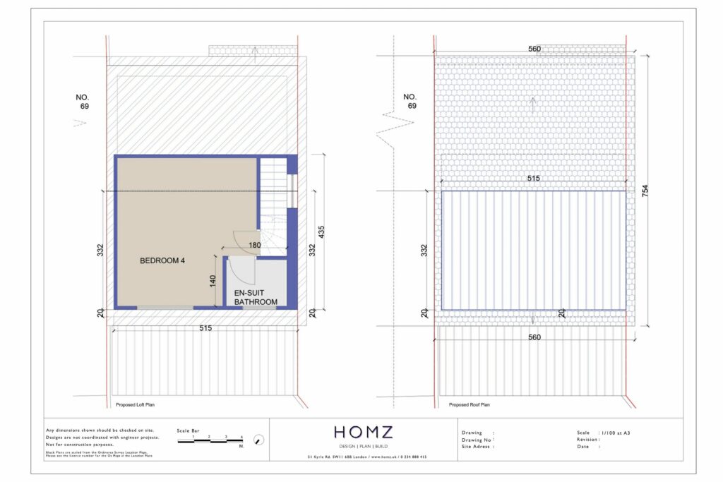 Single Dormer Proposed Plans by Homz