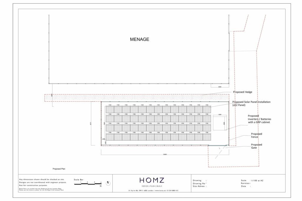 South Somerset District Council Solar Panel Proposed Plans by Homz