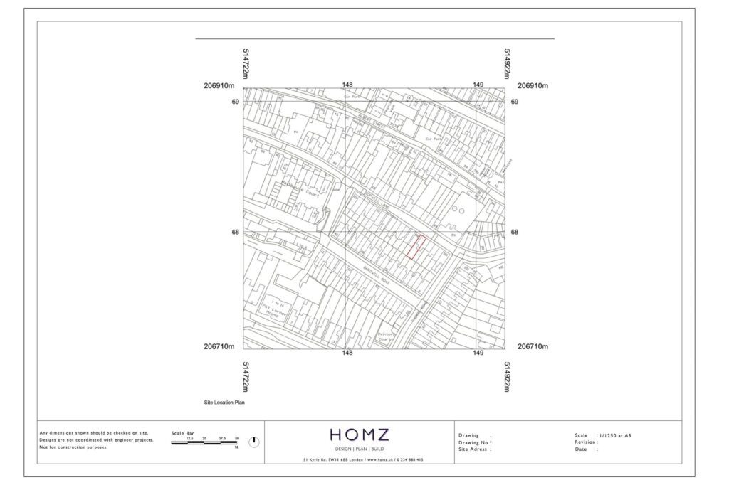 St Albans City And District Council Window Replacement Site Location Plan by Homz