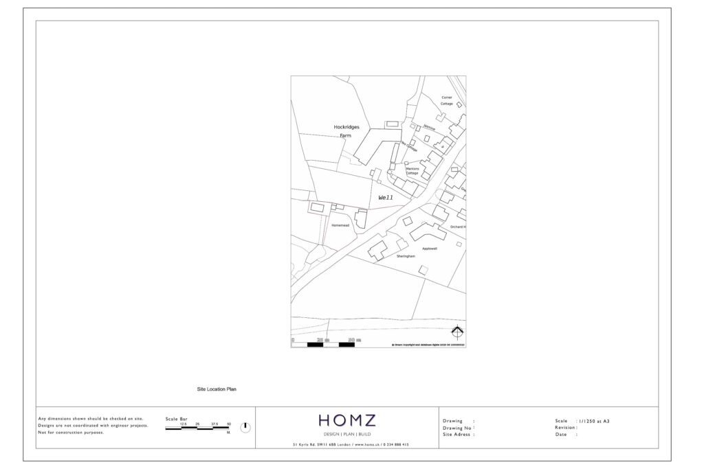 Torridge District Council Holiday Let Site Location Plan by Homz