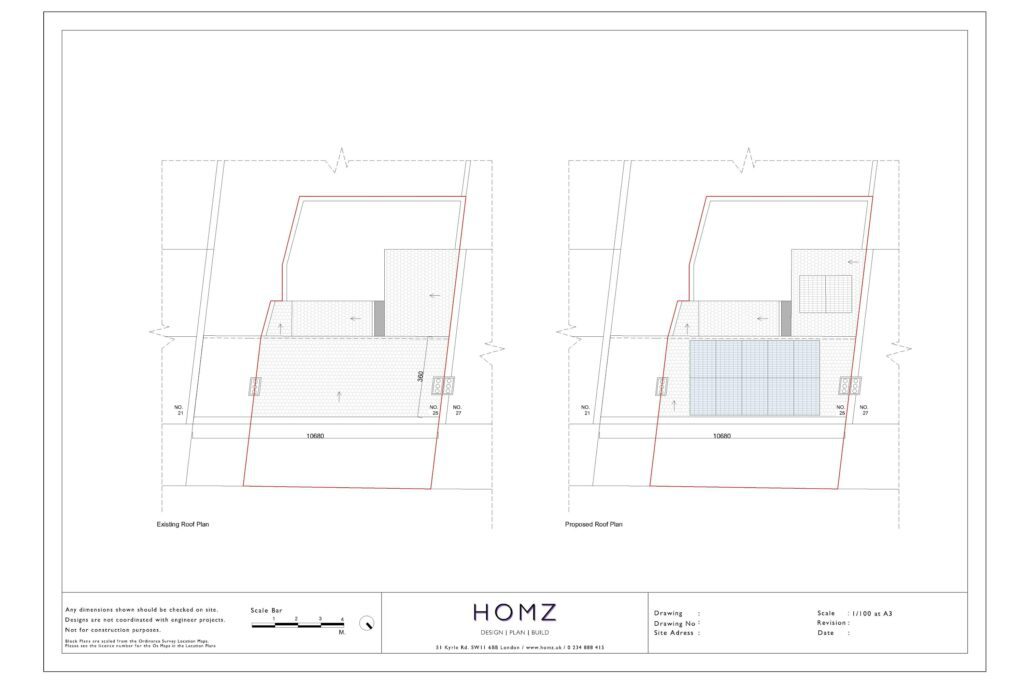 Tower Hamlets Council Solar Panel Proposed Block Plan by Homz
