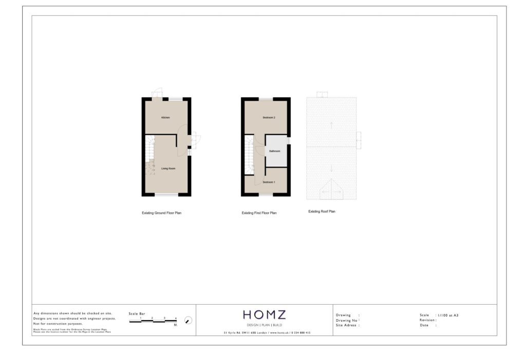 Two Storey Rear Extension And Single Storey Side Extension Existing Plans by Homz