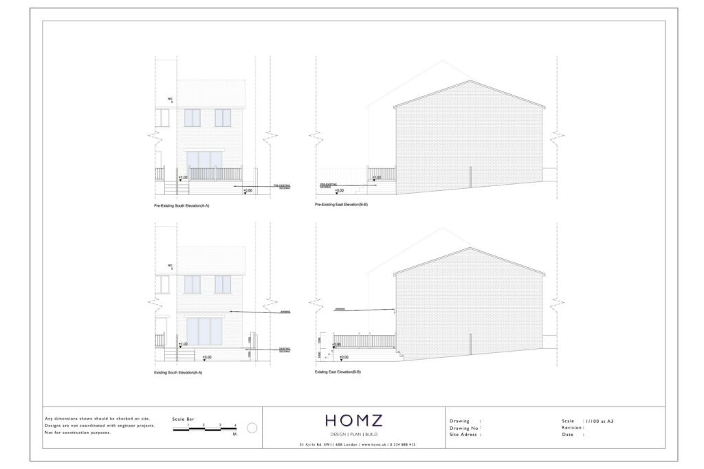 Dorset Council Decking Elevations by Homz
