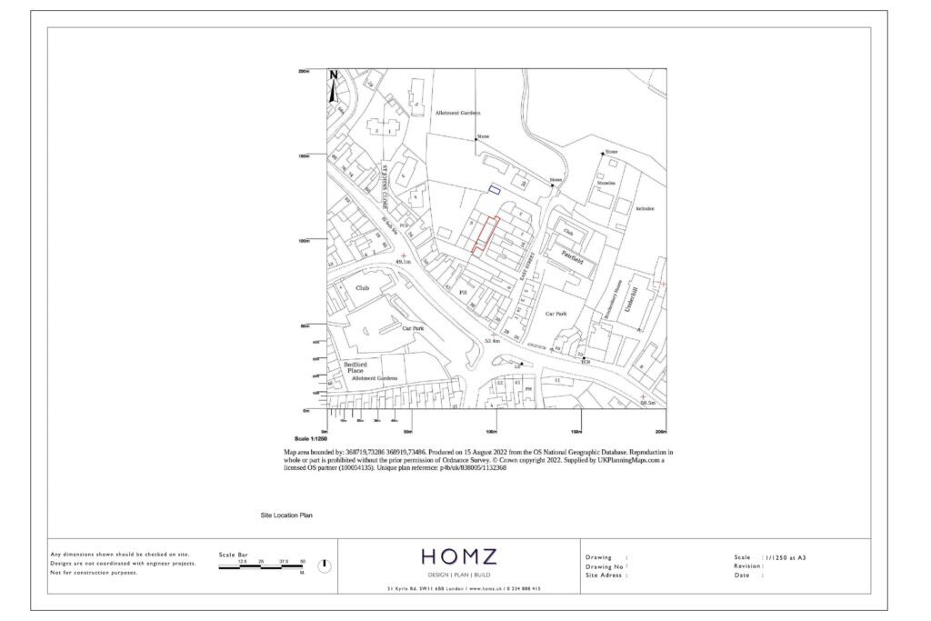 Dorset Council Decking Site Location Plan by Homz