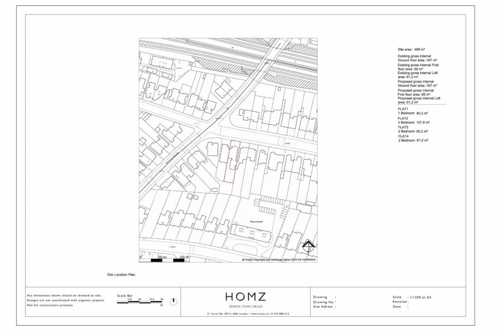 Isle Of Wight Council Porch Existing Block Plan by Homz