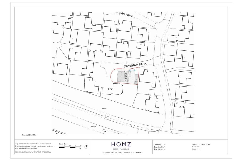 Peterborough City Council Extension Of Garden Wall To Encompass Garden Land Proposed Block Plan by Homz