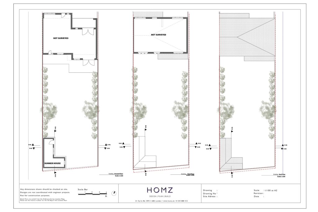 London Borough Of Bexley Outbuilding 3D Design Existing Floor Plans by Homz
