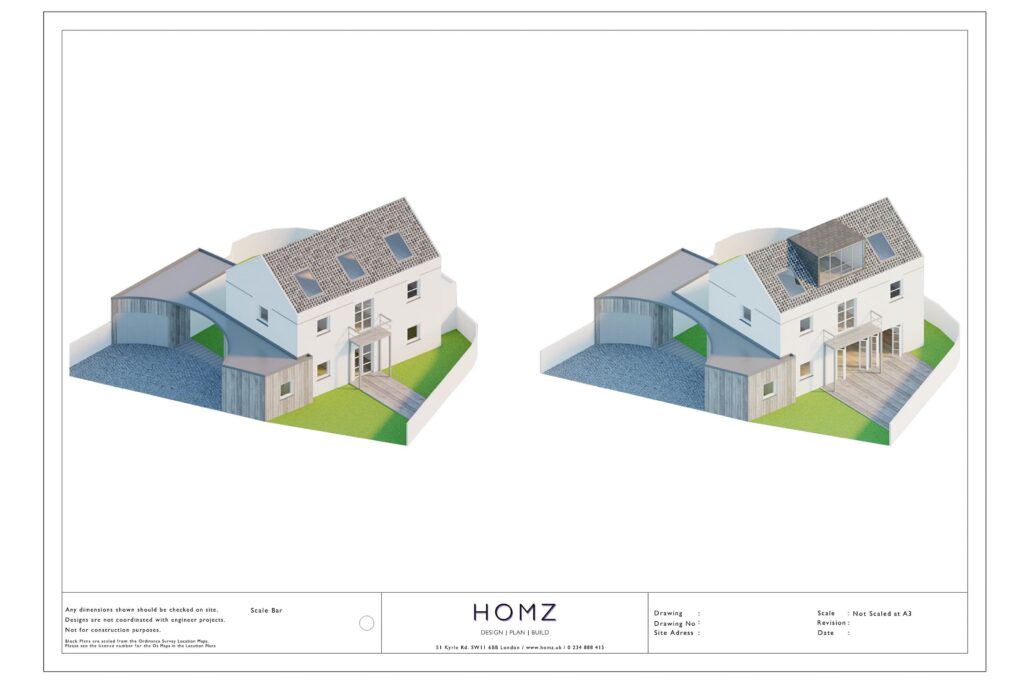 Torridge District Council Single Dormer 3D Design Renders 1 by Homz