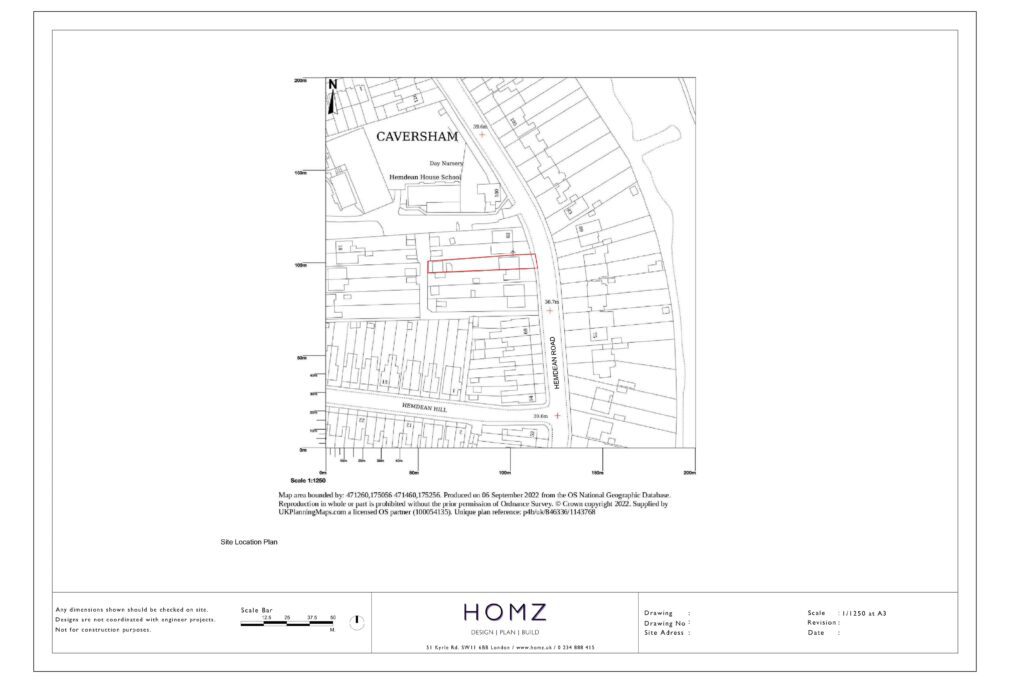 Creation of Driveway Including a Dropped Kerb and Electric Vehicle Site Location Plan by Homz