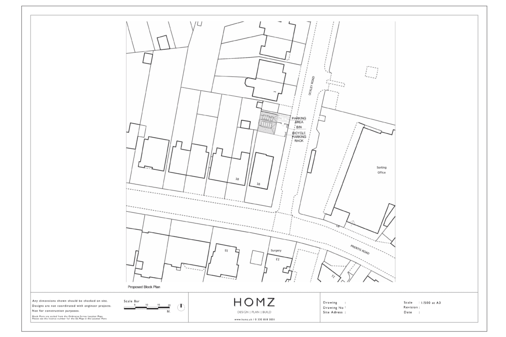 16 Prentis Rd Proposed Block Plan by Homz