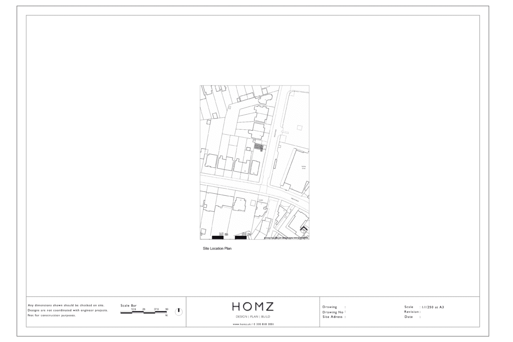 16 Prentis Rd Site Location Plan by Homz