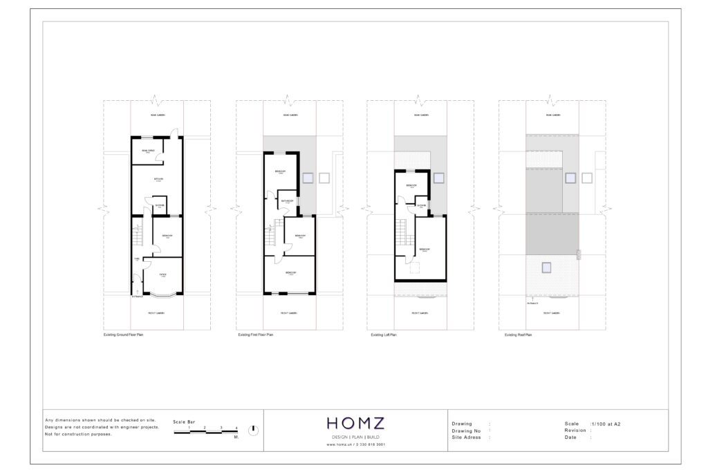 Homz Change Of Use Of Single Dwelling To An HMO For 6 Bedrooms – London Borough of Waltham Forest - Existing Plans