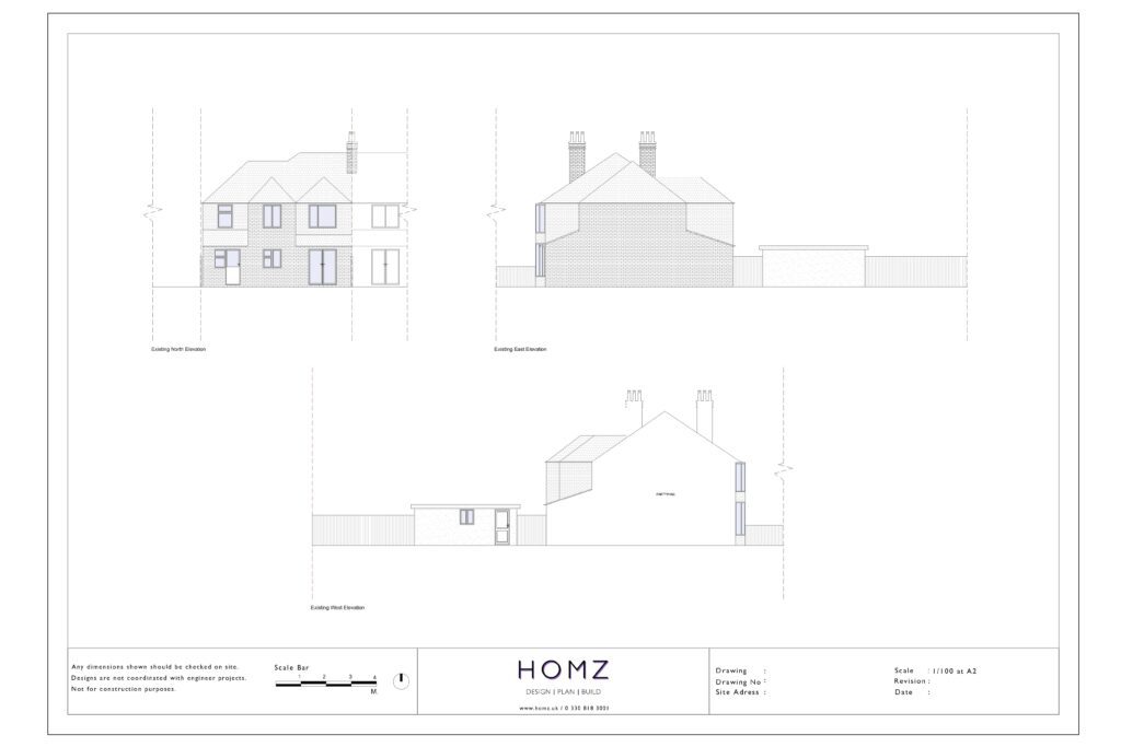2 Brentridge Rd Existing Elevations by Homz