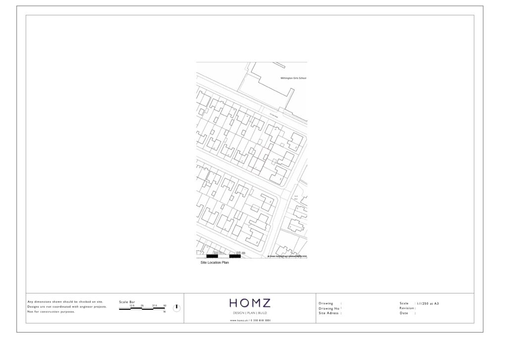 2 Brentridge Rd Site Location Plan by Homz