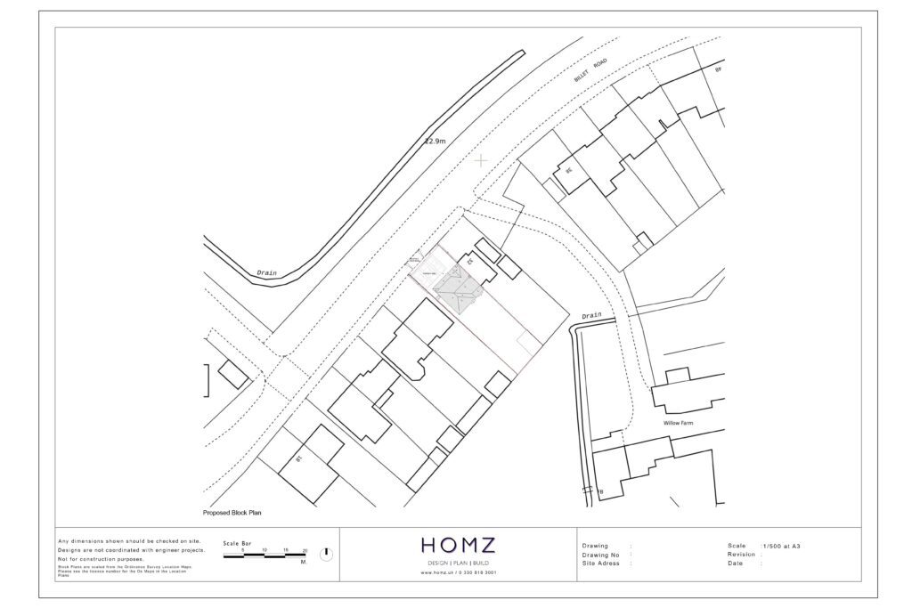 30 Billet Rd Proposed Block Plan by Homz