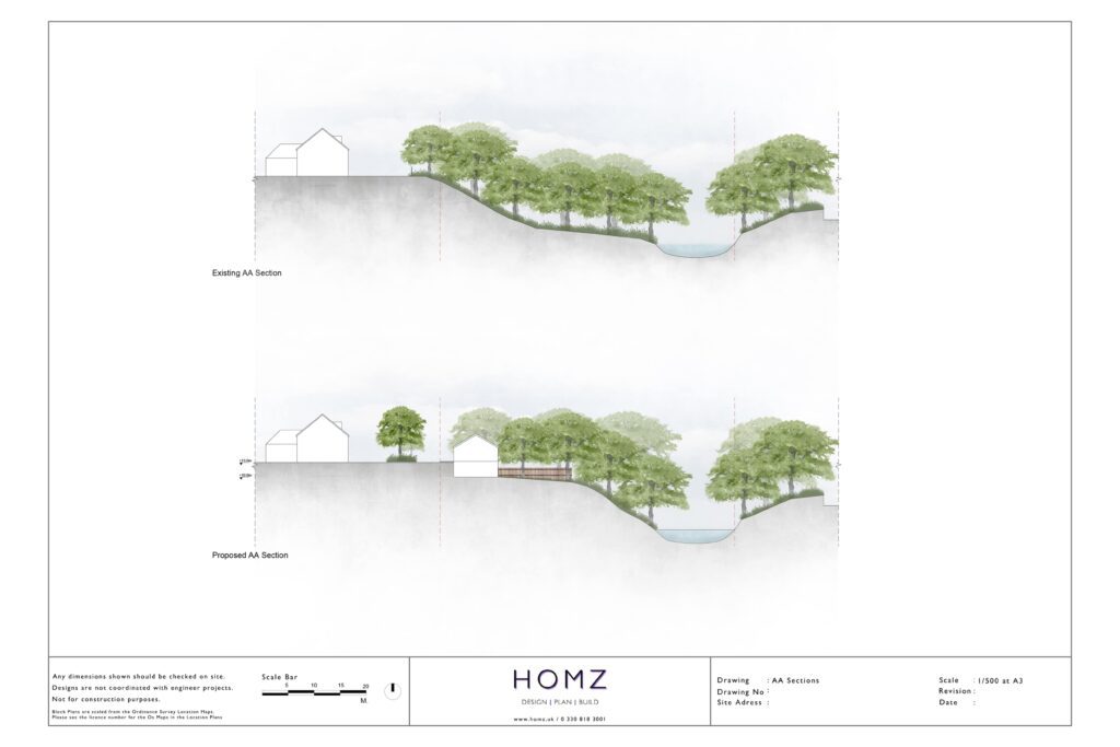 5 Houses New Build - Chelmsford Council AA Sections by Homz