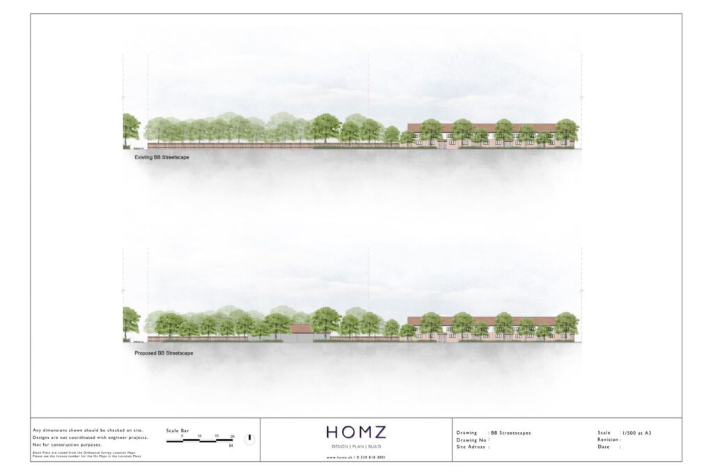 5 Houses New Build - Chelmsford Council BB Streetscapes by Homz