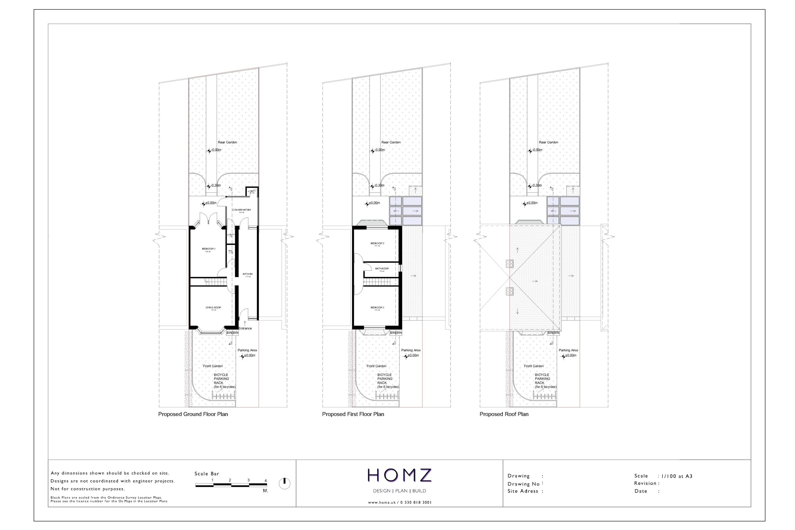 Change Of Use From Dwelling House To HMO - Birmingham City Council Proposed Plans by Homz