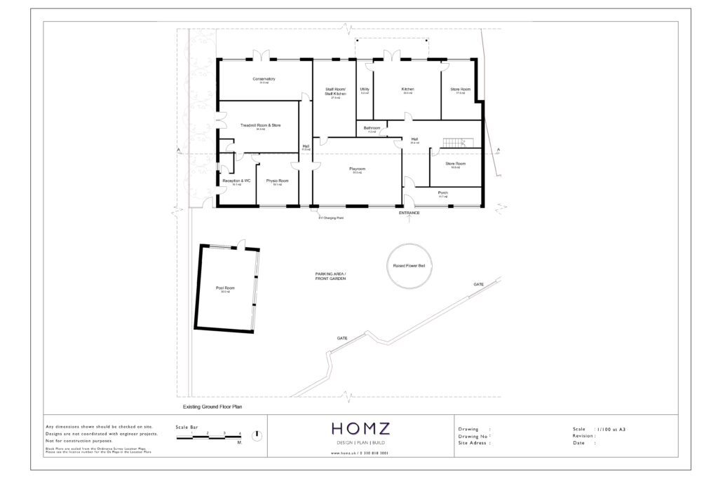 Change Of Use From Dwelling House To Dog Hydrotherapy Existing Plan 2 by Homz