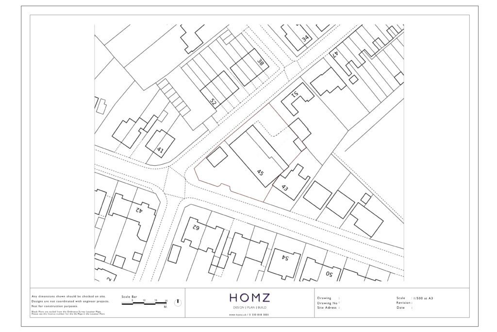 Change Of Use From Dwelling House To Dog Hydrotherapy Pre-Existing Block Plan by Homz