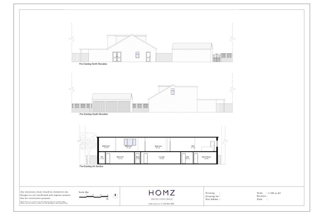 Change Of Use From Dwelling House To Dog Hydrotherapy Pre-Existing Elevations 2 by Homz